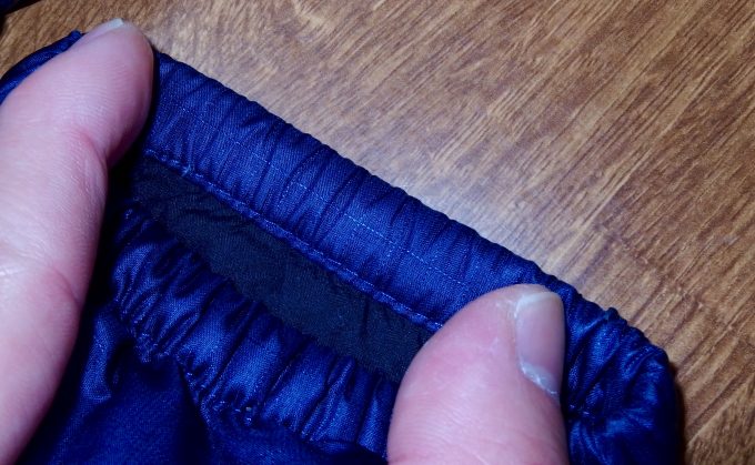 patagoniaパタゴニア-ダウンジャケット-皮脂脂の汚れ-洗濯後　袖